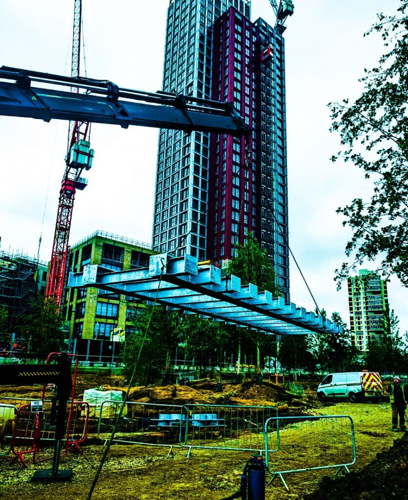 Steel Bridge Installation London