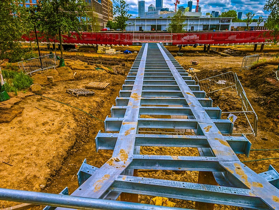 Steel Bridge Installation London